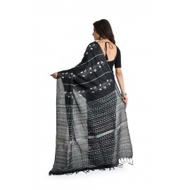HANDWOVEN KANTHA STITCH SAREE