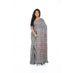 HANDWOVEN KANTHA STITCH SAREE