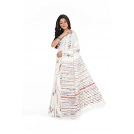 HANDWOVEN KANTHA STITCH SAREE