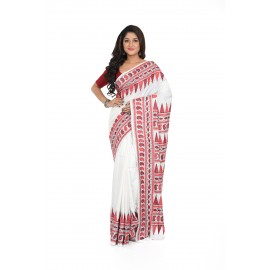 HANDWOVEN KANTHA STITCH SAREE