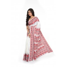 HANDWOVEN KANTHA STITCH SAREE