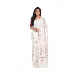 HANDWOVEN KANTHA STITCH SAREE