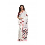 HANDWOVEN KANTHA STITCH SAREE