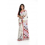 HANDWOVEN KANTHA STITCH SAREE