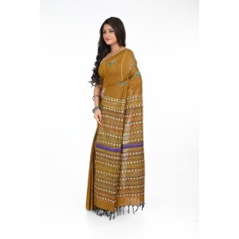HANDWOVEN KANTHA STITCH SAREE