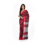 HANDWOVEN KANTHA STITCH SAREE