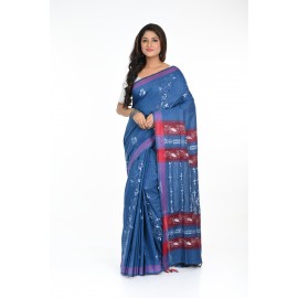HANDWOVEN KANTHA STITCH SAREE