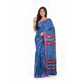 HANDWOVEN KANTHA STITCH SAREE