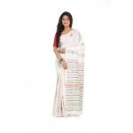 HANDWOVEN KANTHA STITCH SAREE