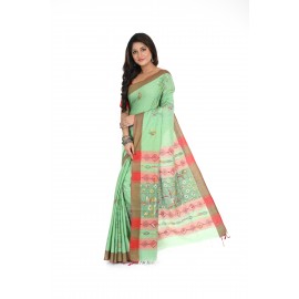 HANDWOVEN KANTHA STITCH SAREE