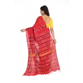 HANDWOVEN KANTHA STITCH SAREE