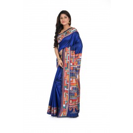 HANDWOVEN KANTHA STITCH SAREE