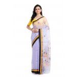 Tantuja Bengal Handloom Maslin Silk Jamdani Saree