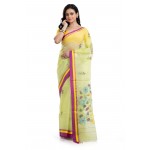 Tantuja Bengal Handloom Maslin Silk Jamdani Saree