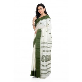 Tantuja Bengal Handloom Garad Silk Saree