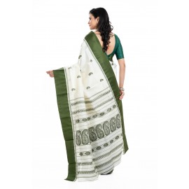 Tantuja Bengal Handloom Garad Silk Saree