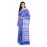 Tantuja Royal Blue Hand Block Printed Katan Silk Saree