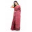 Tantuja Magenta and Earthy Brown Hand Batik Tassar Silk Saree