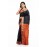 Tantuja Charcoal Black Garad Kanjivaram Silk Saree