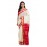 Tantuja Off-White and Red Garad Kanjivaram Silk Saree
