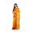 Tantuja Mustard Yellow Garad Jamdani Silk Saree