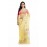 Tantuja Pastel Yellow Muslin Jamdani Silk Saree