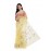 Tantuja Pastel Yellow Muslin Jamdani Silk Saree