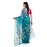 Tantuja Deep Teal Blue Muslin Silk Jamdani Saree