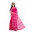  Tantuja Handloom Block Print Katan Silk Saree (Rani Pink)
