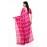 Tantuja Handloom Block Print Katan Silk Saree (Rani Pink)