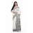 Tantuja Pure Silk Garad Baluchari Saree (Off-White & Charcoal Black)