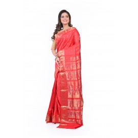 HANDWOVEN SILK BALUCHARI SAREE