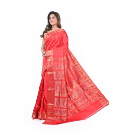 HANDWOVEN SILK BALUCHARI SAREE