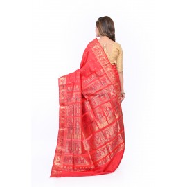 HANDWOVEN SILK BALUCHARI SAREE