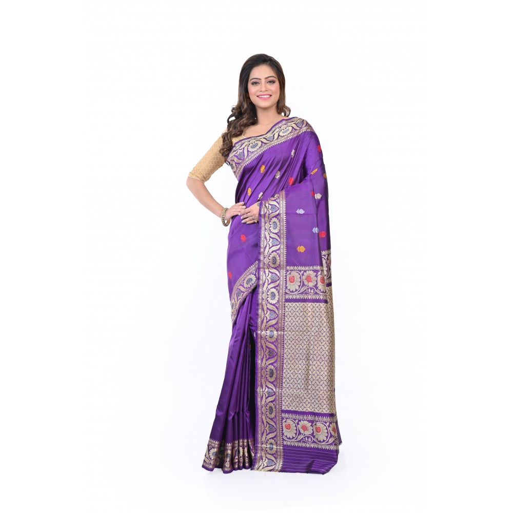 HANDWOVEN PURE SILK MARRIAGE SAREE