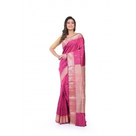 HANDWOVEN PURE SILK MARRIAGE SAREE