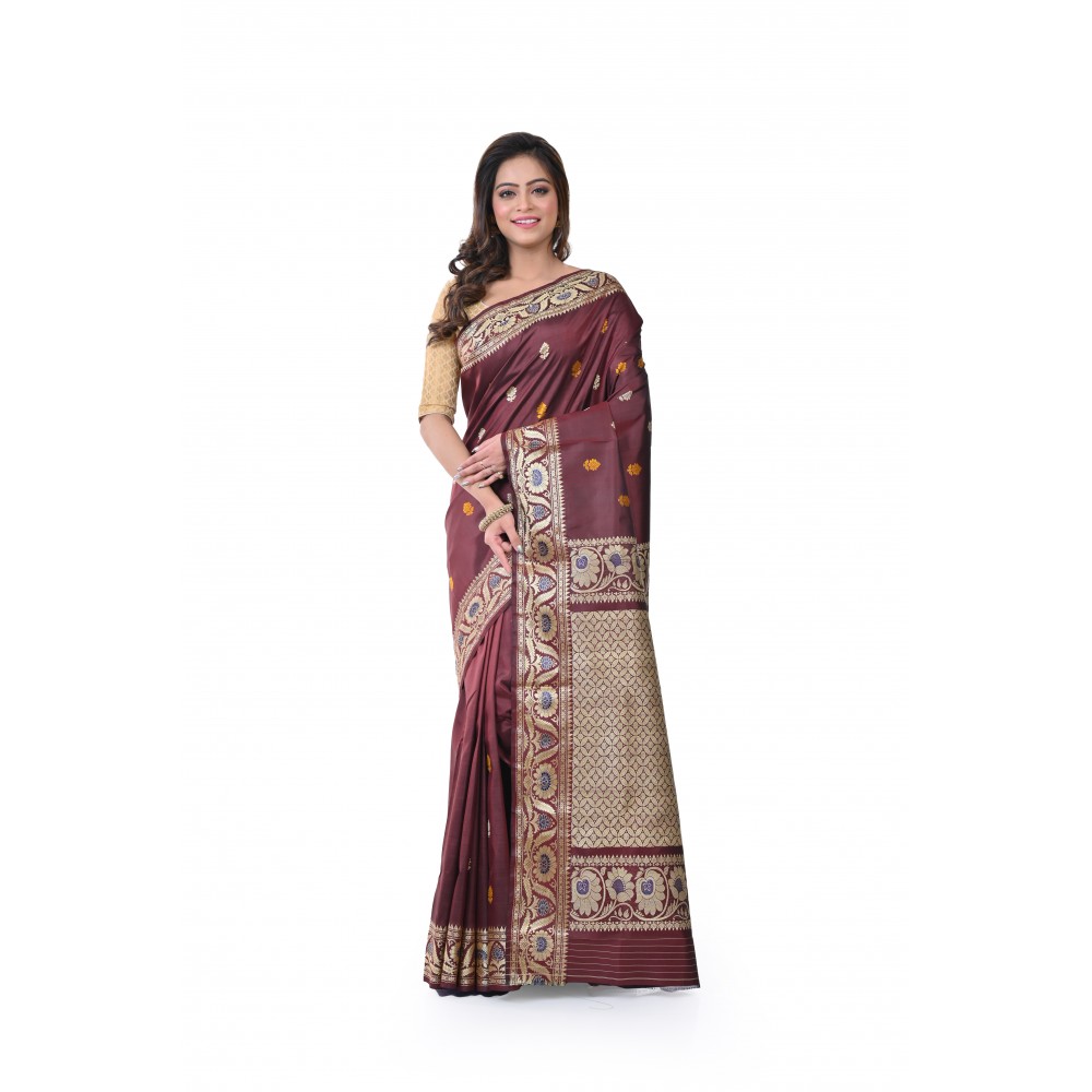 HANDWOVEN PURE SILK MARRIAGE SAREE