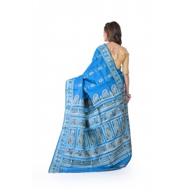 HANDWOVEN SILK BALUCHARI SAREE