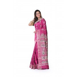 HANDWOVEN SILK BALUCHARI SAREE
