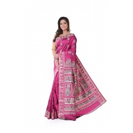 HANDWOVEN SILK BALUCHARI SAREE