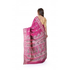 HANDWOVEN SILK BALUCHARI SAREE