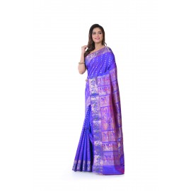 HANDWOVEN SILK BALUCHARI SAREE
