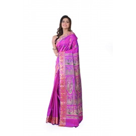 HANDWOVEN SILK BALUCHARI SAREE