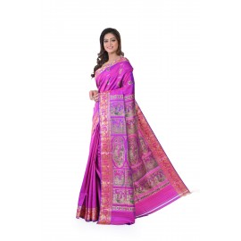 HANDWOVEN SILK BALUCHARI SAREE