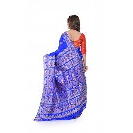HANDWOVEN SILK BALUCHARI SAREE