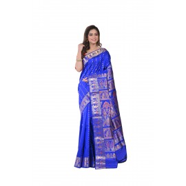 HANDWOVEN SILK BALUCHARI SAREE