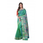 HANDWOVEN SILK BALUCHARI SAREE