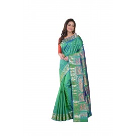 HANDWOVEN SILK BALUCHARI SAREE