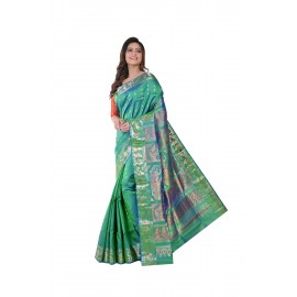 HANDWOVEN SILK BALUCHARI SAREE