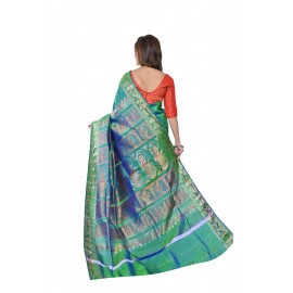 HANDWOVEN SILK BALUCHARI SAREE